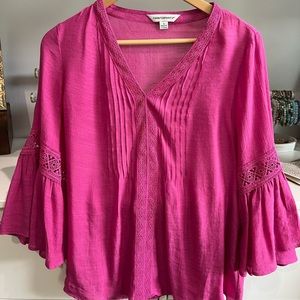 Women’s hot pink blouse